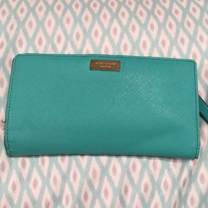 Kate Spade turquoise wallet